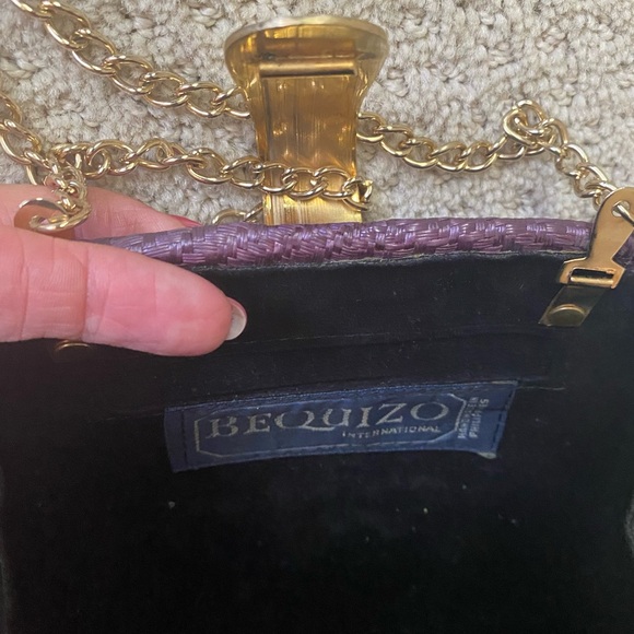 Vintage woven handbag. - Picture 4 of 5